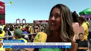 Derrota do Brasil frustra torcida na Fan Fest do Rio