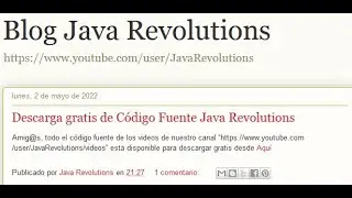 Descarga gratis de Código Fuente Java Revolutions. Spring Boot, JSF, Hibernate, Angular, Python, etc