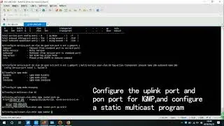 Sopto GPON  OLT SPO-GS8424 / SPO-GS16424 Configuration of Multicast Service Tutorial