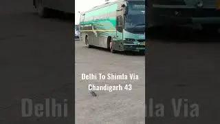 Delhi To Shimla - Via ISBT43 - 12:30PM Daily Route From ISBT43 Bus Stand - Counter 29 #Himsuta #HRTC