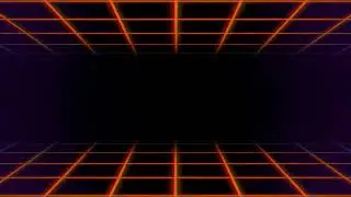 Geometric Neon Light Grid VJ Loop | ROYALTY FREE | 4K