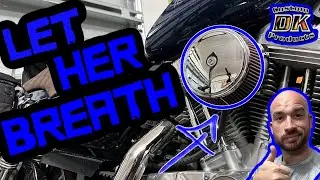 How to INSTALL a DK Customs Air Cleaner on your Harley Davidson (Outlaw HiFlow 606 on my Sportster)