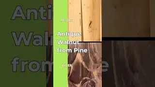 DIY Lifehack: Antique Walnut Color from Pine
