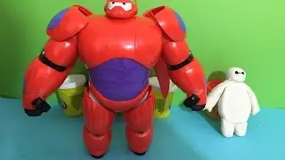 Big Hero 6 Baymax Armour-Up Toy Unboxing and Review! + Baymax Play Doh video!