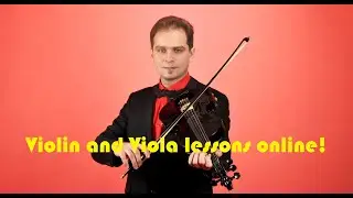 Violin and Viola online lessons