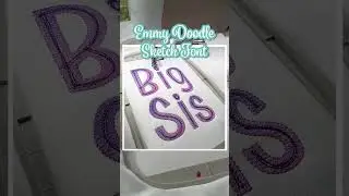 New Sketch Ombre Font #NewFont #EmbroideryFont #OmbreStitching
