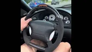 Ford Mustang GT Cobra SVT Saleen Roush Custom Steering Wheel GT350R 94-04  LED