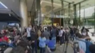 Brazilian president Jair Bolsonaro leaves hospital