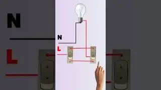 👩🏽&zwj;🔧#electrical 💡 #2wayswitch #staircasewiring #shorts