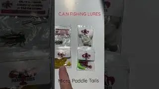 C.A.N Fishing Lures Micro Paddletails #bfs #bfsfishing #lure #baitfinesse #trout #troutfishing