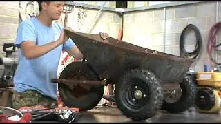 Petrol Engine Wheelbarrow Build part 1