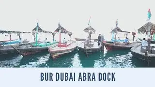 Traditional Boats In Dubai  |  Abra Dock in Bur Dubai