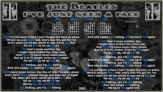 The Beatles - I've Just Seen a Face [Jam Track] [Capo 2nd] [Guitar Chords & Lyrics]