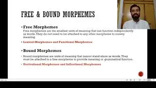 Difference between Free & Bound Morphemes! #morphologyy #morpheme #freemorpheme #boumdmorpheme