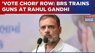 Jubilee Hills Bypoll Fight: BRS Trains Guns At Rahul Gandhi, Claims 'Vote Chori' By Congress | WATCH