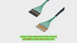 14 Pin 776 273mm Centerline Black Power Signal Connector Military Standard Connector Cable Assembly
