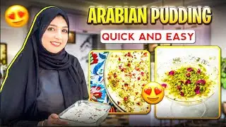 Arabian Pudding | quick recipe | easy to make Ramadan dessert