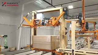 Fully automatic packing line for plywood, blockboard,MDF, chipboard, particle board, OSB