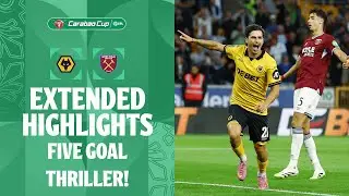 FIVE GOAL THRILLER! | Wolves v West Ham United extended highlights