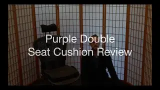 Purple Double Seat Cushion Review (on Aeron)