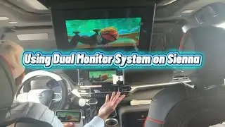 How to Use Toyota Sienna Infotainment as a Movie Screen | Dual Screen Setup (Front + Rear)