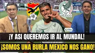 ¡SOMOS UN CHISTE! PRENSA BOLIVIANA ENOJADA y TRISTE TRAS DERROTA CON MEXICO LES DOLIO LA DERROTA.