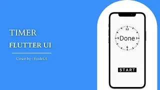 Timer | Flutter | Flutter Tutorial 2023 | Flutter UI | Flutter Widget | Widget | Flutter App