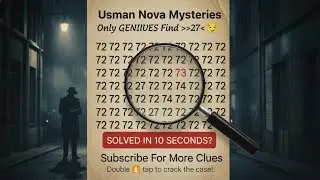 🔴 LIVE Brain Puzzle | Find 27 in 10 Seconds | Only 1% Win