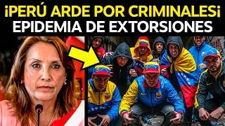 PERÚ BAJO AMENAZA! Ola de EXTORSIONES desata el CAOS en las calles