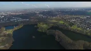 Überflug mit der Phantom.  Rund um den Schwafheimer See, Moers