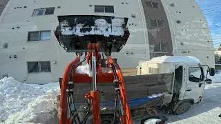Snow removal in March 2025