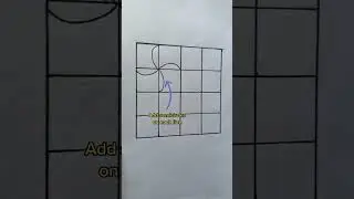 You need to try this mindful drawing exercise! - difficulty level 4/5 #anxietyrelief #howtodraw