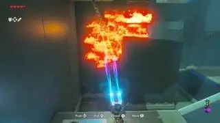 ZELDA BOTW: Swinging Flames Shae Mo'sah Shrine