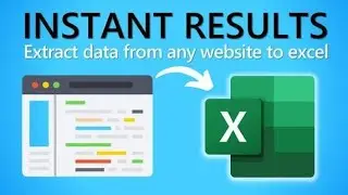 How to extract data from website @ExcelExpert-g4z #youtube #excel #excelforbeginners #extract data