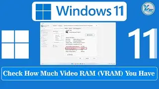 ✅ How To Check How Much Video RAM (VRAM) You Have in Windows 11/10