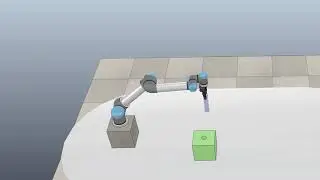 Vrep peg-in-hole test