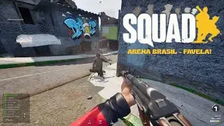 RUSHANDO DE AK-47 | SQUAD FAVELA