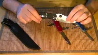 Сравнение ножей Böker,Spyderco и Victorinox и моё мнение о них.