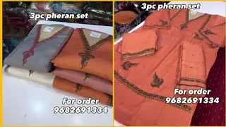 Набор &laquo;Феран&raquo; из 3 предметов 🍁 || Зимняя коллекция 😍 || Комплект Sozni Work Pheran 💫