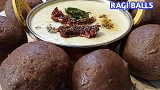 Healthy Ragi Balls | Finger Millet Mudde | Weight Loss Special Nachni Balls#cooking #food #recipe