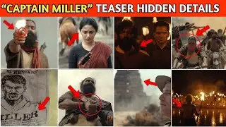 CAPTAIN MILLER TEASER HIDDEN DETAILS || ACTOR DHANUSH BIRTHDAY SPECIAL || #captainmiller #teaser