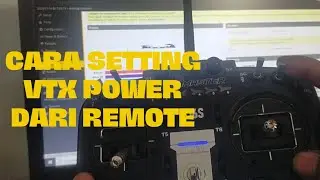 Cara setting vtx power, channel, band langsung dari remote