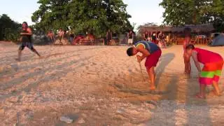 Funny beach game. Larga meets BUROT BEACH