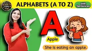 Alphabet | Simple Sentences | English for kids | WATRstar #englishlearning#kidslearning#abcd