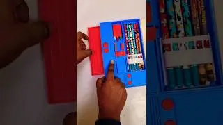 Spiderman jumbo pencil box #pencilbox #stationery #pencilcase #sharpner