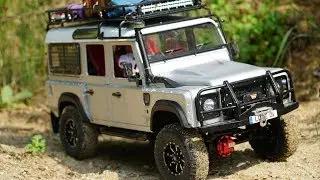 Custom 1:10 scale Kahn Defender D110 / RC4WD Gelande 2 Limited Edition - First Run Into The Wilds