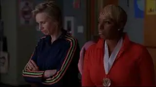 Glee - Beiste Tells The Girls The Truth About Cooter Hiting Her 3x18