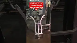 Bhai isko bhi shoulder lgate time pain horhaa haina lower back me  #machine#viralshort#trending