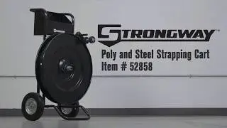 Strongway Poly and Steel Strapping Cart