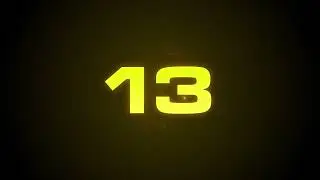 Dazzling Particle Light Spot New Year Counting Video